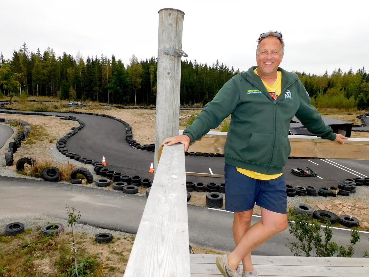 Thomas på udsigtspunktet ved gokartbanen